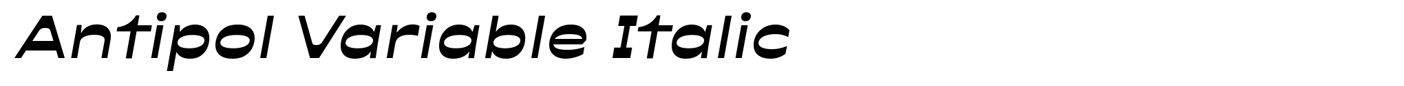 Antipol Variable Italic image